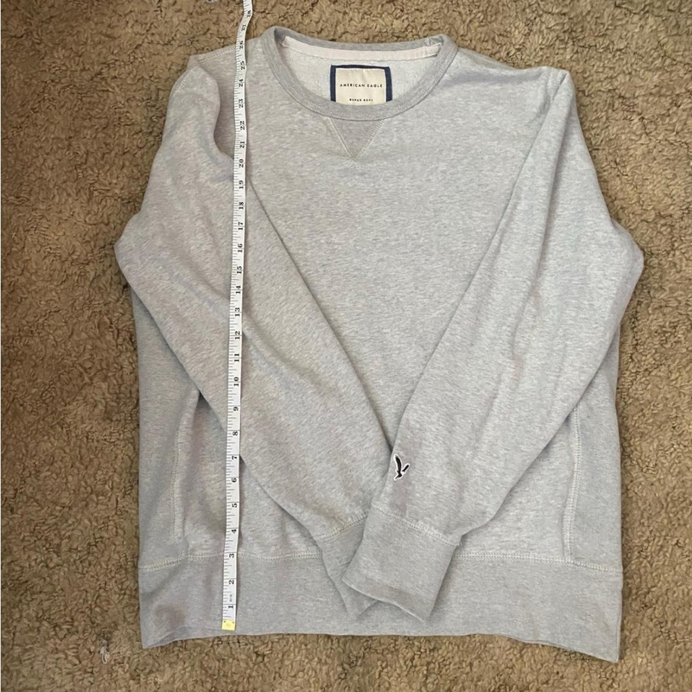American Eagle Outfitters Gray Crewneck Sweater